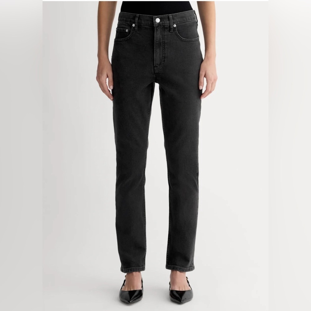 Everlane THE ORIGINAL CHEEKY JEAN washed black women’s size 27 regular